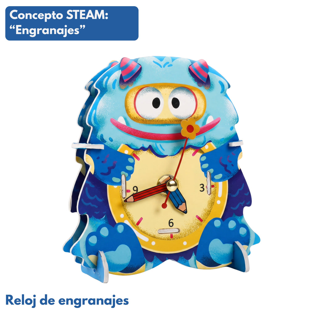Reloj de engranajes - Kit STEAM armable