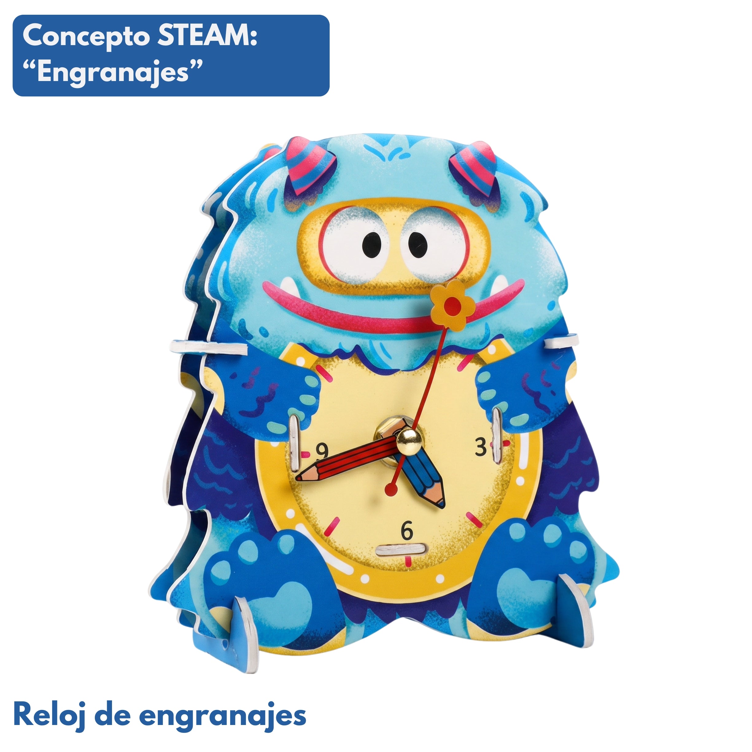 Reloj de engranajes - Kit STEAM armable