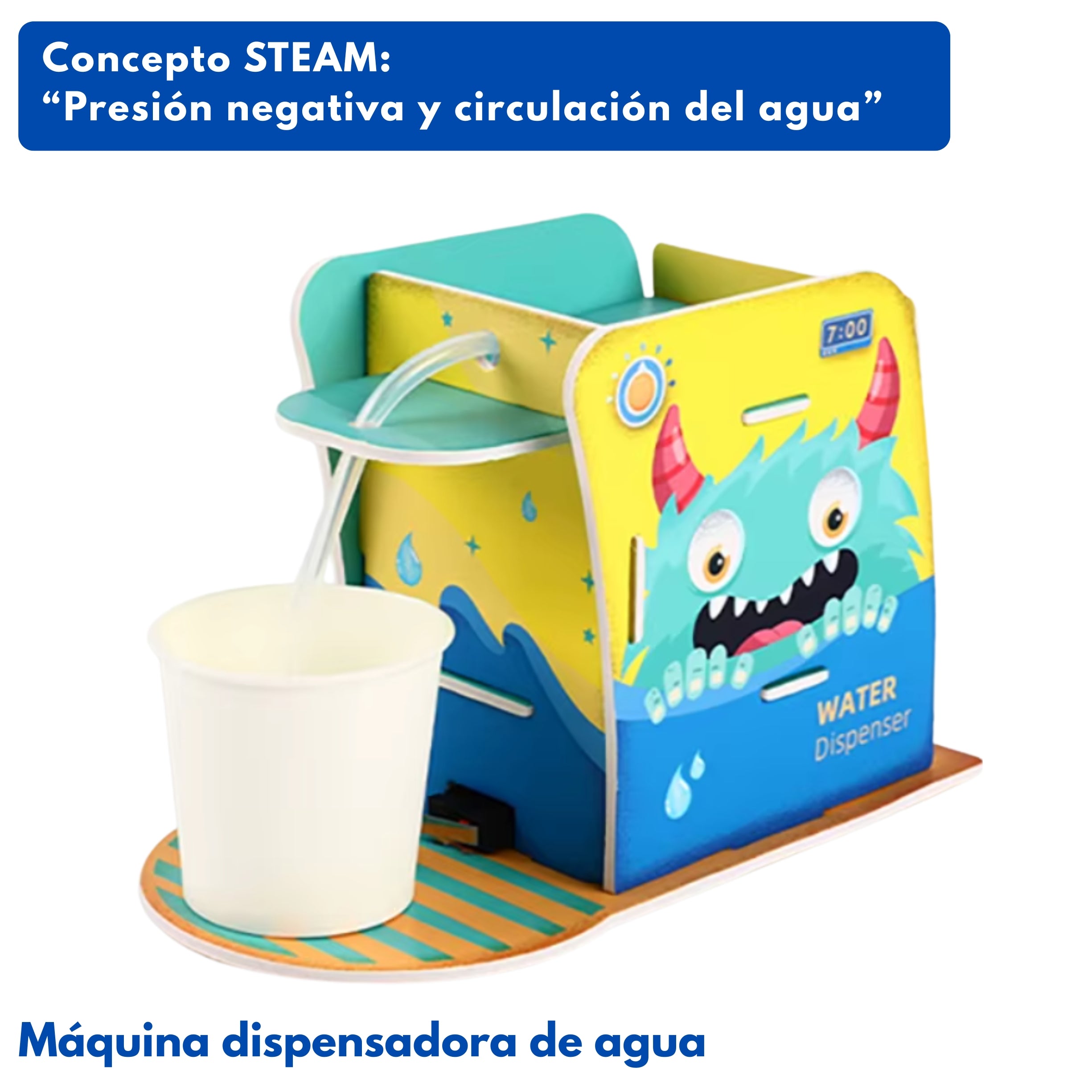 Máquina dispensadora de agua automática - Kit STEAM armable