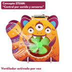 Ventilador activado por voz - Kit  STEAM armable