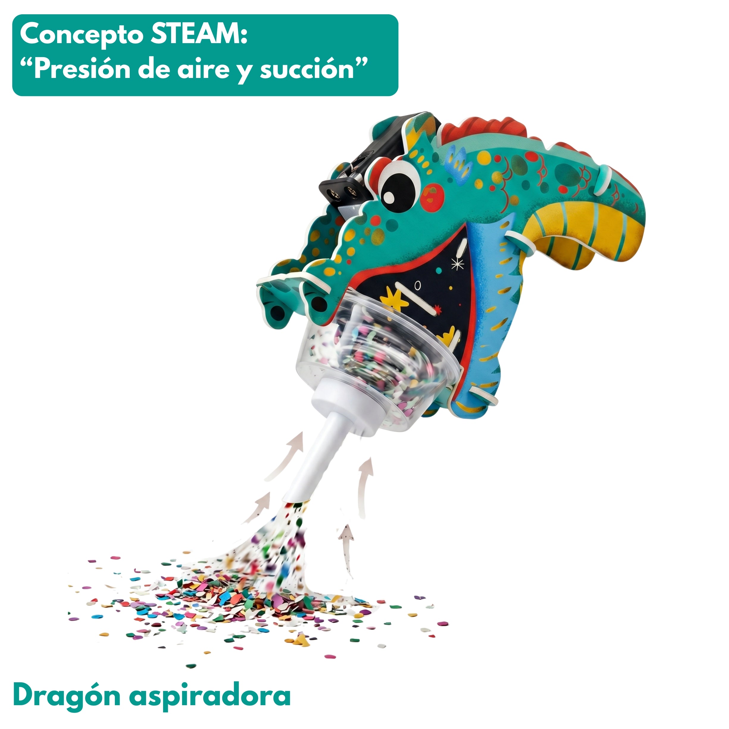 Dragón Aspiradora automática - Kit STEAM armable