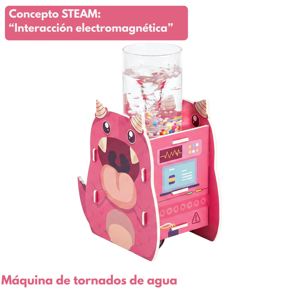 Máquina de tornados de agua - Kit STEAM armable