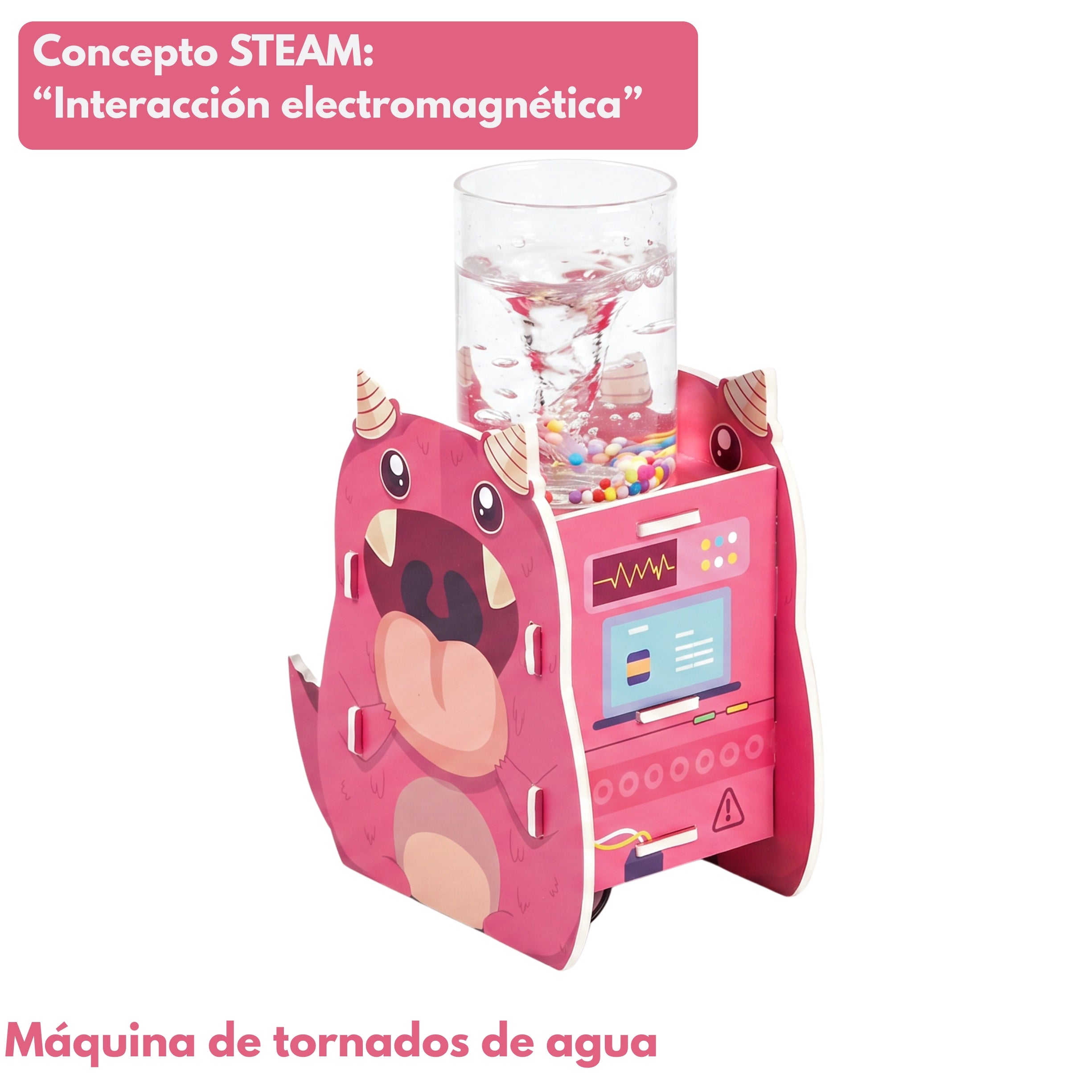 Máquina de tornados de agua - Kit STEAM armable