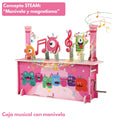 Caja musical con manivela - Kit STEAM armable