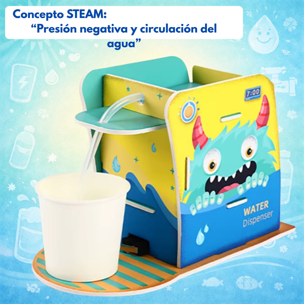 Máquina dispensadora de agua automática - Kit STEAM armable