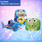 PACK STEAM x3 - Máquinas y Movimiento