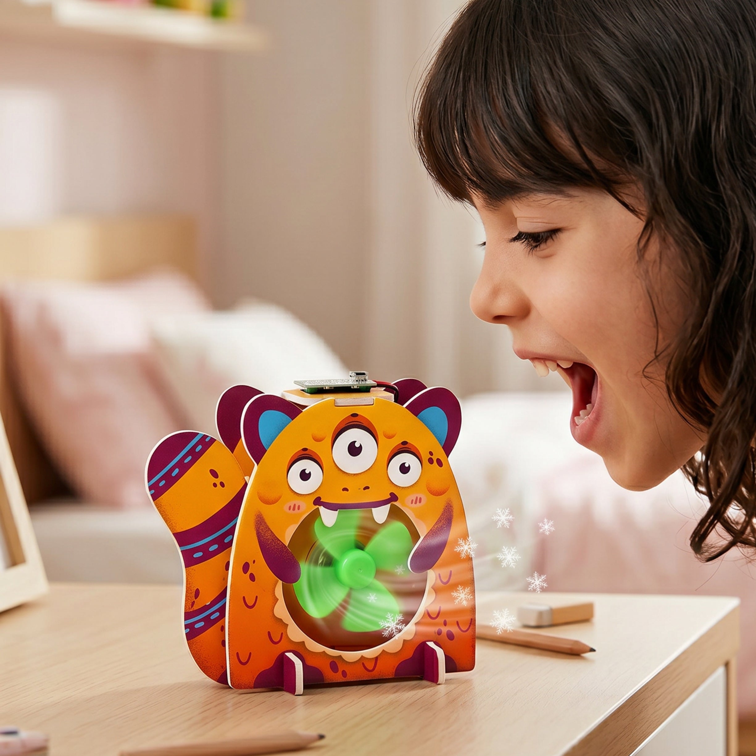 Ventilador activado por voz - Kit  STEAM armable