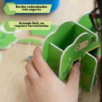 Máquina automática de burbujas ranita – Kit STEAM armable