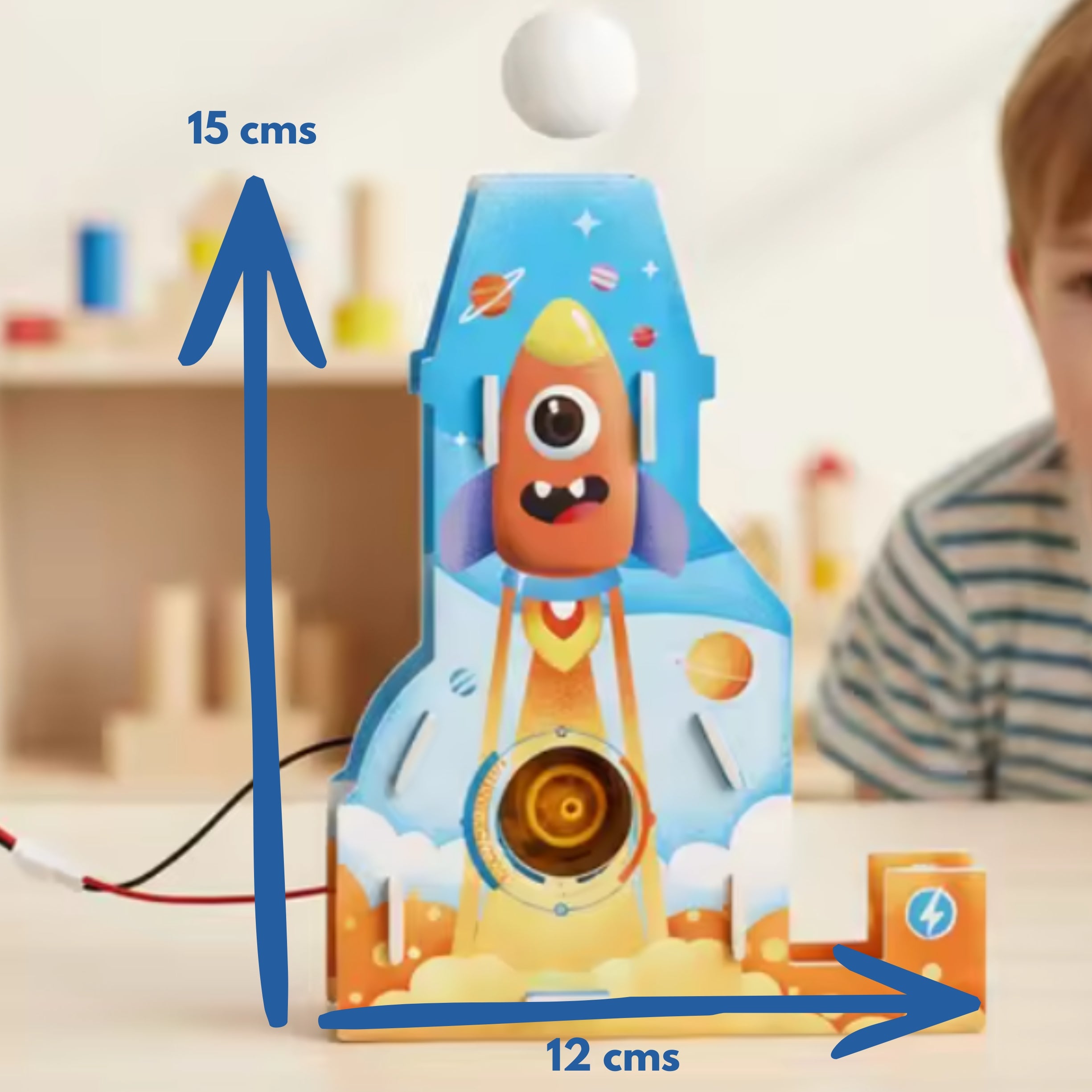 Cohete propulsor de aire - Kit STEAM armable