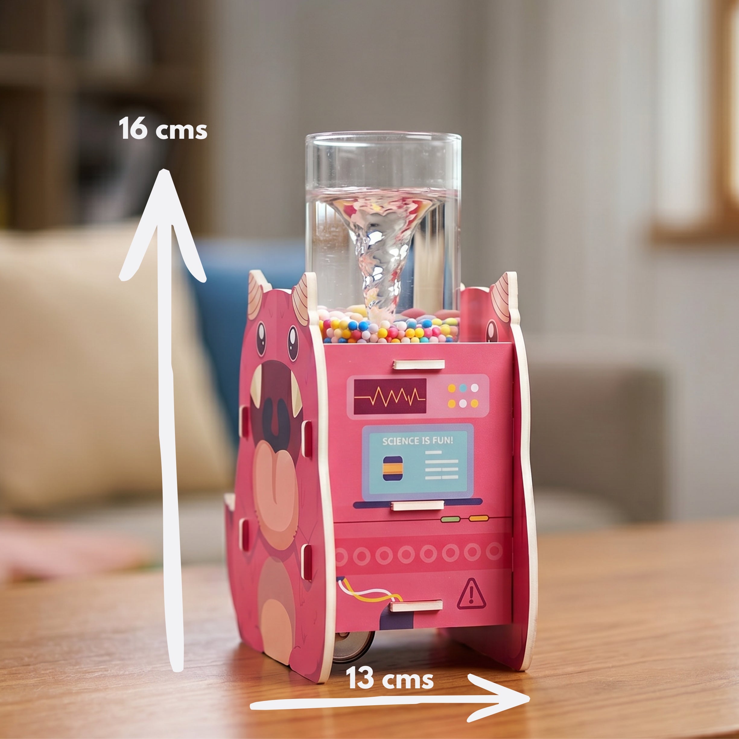 Máquina de tornados de agua - Kit STEAM armable